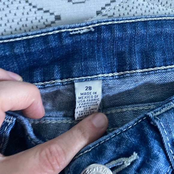 True Religion Jean Legging Flap Pockets Size 28 - Picture 7 of 9